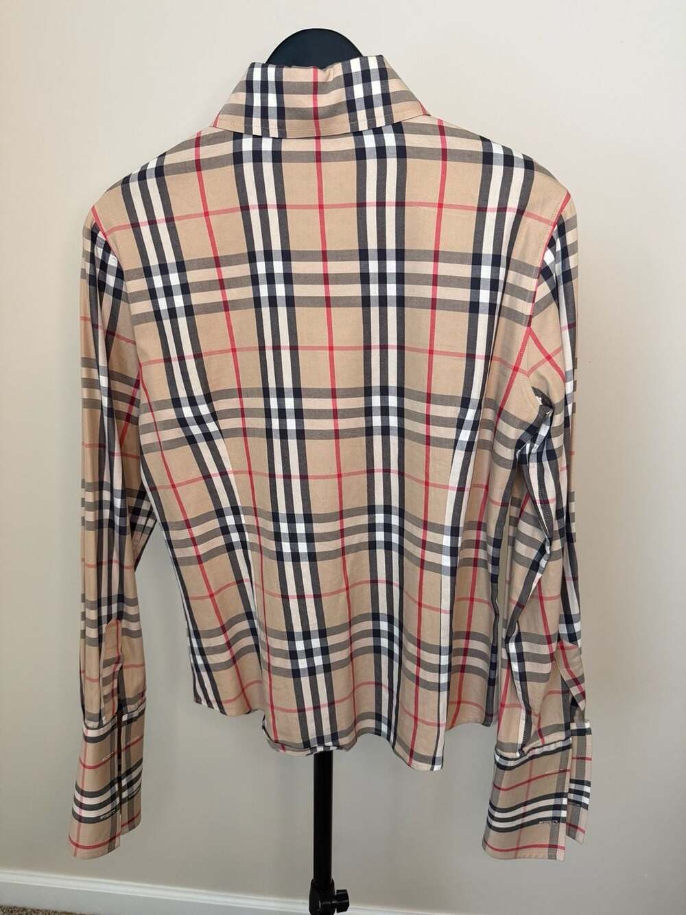 Burberry London Nova Check Long Sleeve Ladies Button Down Shirt Size‎ S - Picture 4 of 6